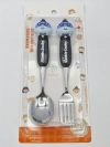 Cartoon animal-shaped children's stainless steel tableware set with spoons and forks. Stainless steel spoons and forks are suitable for children in family dining rooms Specification image